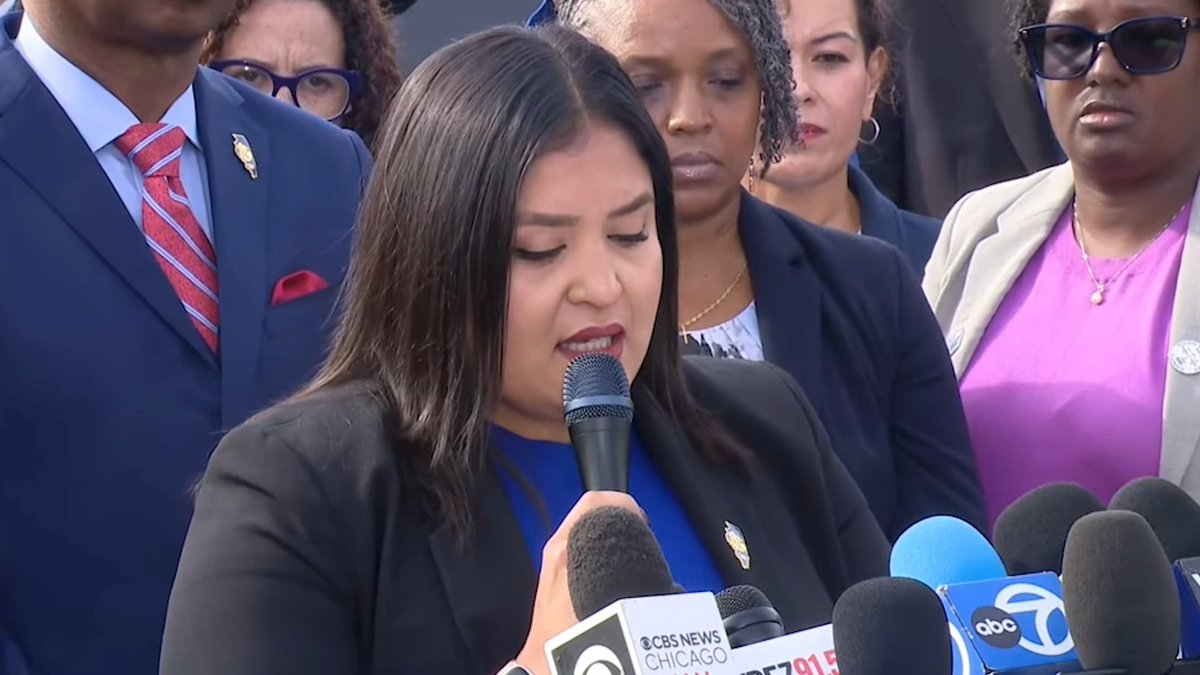 Illinois State Rep Norma Hernandez (D-Melrose Park) gives an update on the 15-year-old Chicagoan that was taken from her car and kneeled on by ICE agents over the weekend: "Just days ago, we saw a 15-year-old U.S. citizen from North Lake aggressively detained even though she just had undergone kidney surgery and needed medical care. After that attack provoked by ICE, she had to return to the hospital."