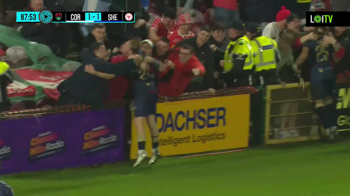 Jack Henry-Francis scores late on for Shelbourne! A goal what looks to be the final nail in the coffin for Cork City.