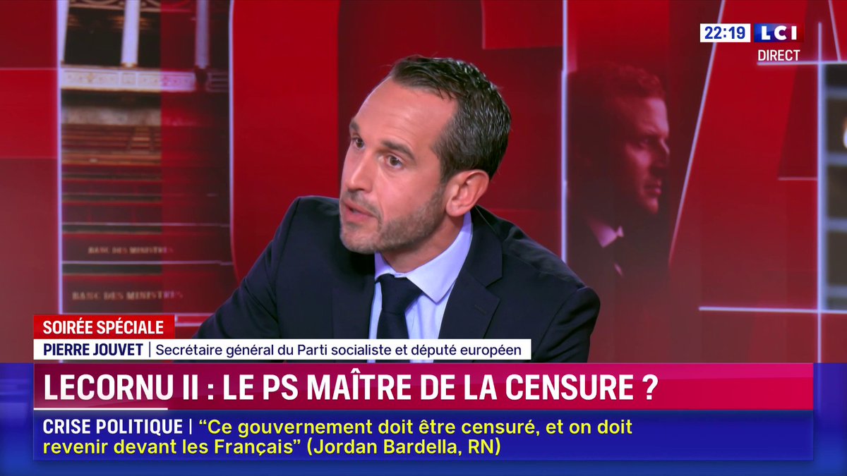🗣️ "Une nouvelle fois le RN donne son vrai visage : ils ne s'intéressent pas aux gens, ils veulent une dissolution pour se sauver et sauver Marine Le Pen... Ils jouent le chaos" : Pierre Jouvet 📺 Soirée spéciale avec Darius Rochebin sur LCI