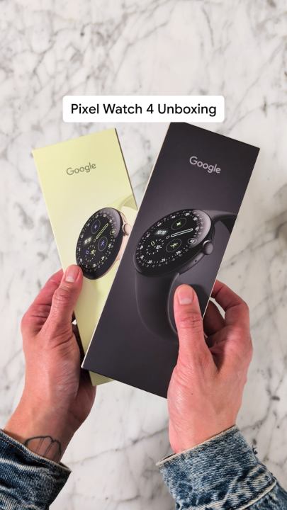 Unboxing the new Pixel Watch 4 — on shelves now.