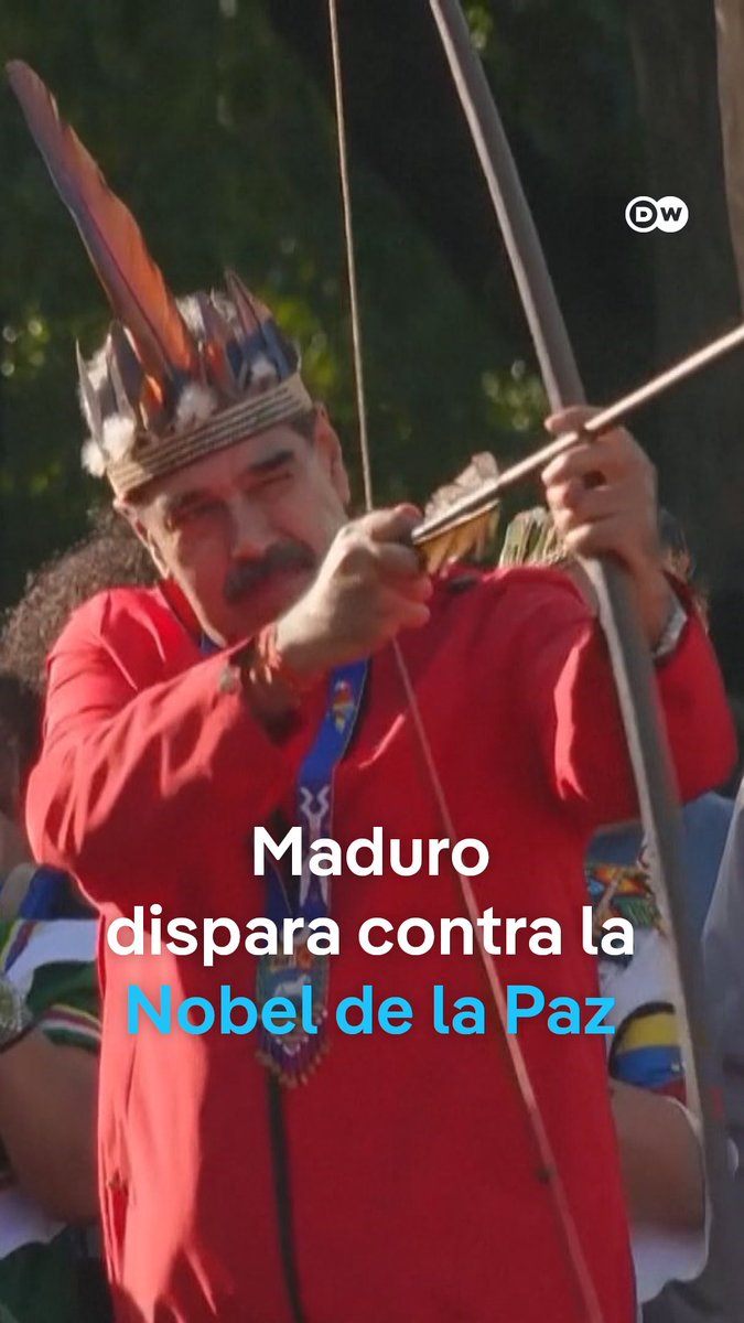 Presidente de Venezuela 🇻🇪Nicolás Maduro llama a la flamante Nobel de la Paz, María Corina Machado, "bruja demoníaca" (vía DW Español )