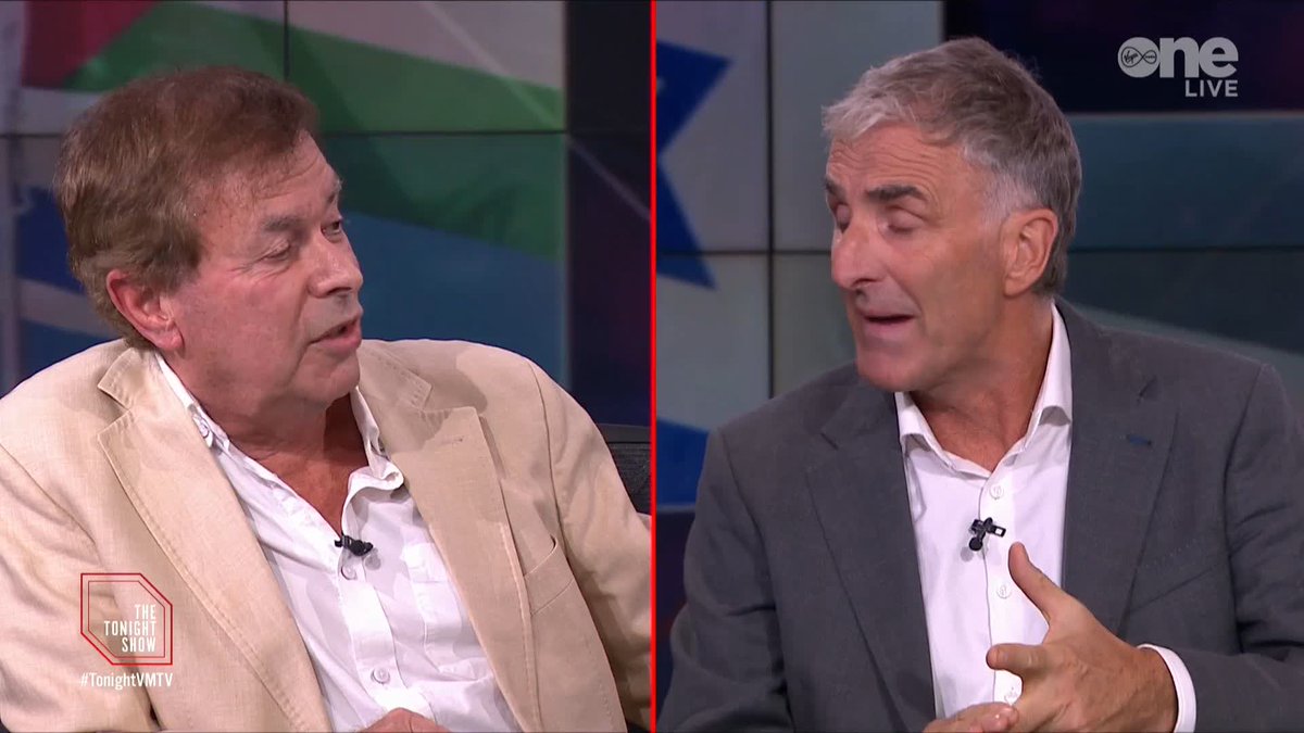 🗣️ "There is no genocide." — Alan Shatter 🗣️ "So you are a genocide denier." — Senator Chris Andrews #stopthegenocide #TonightVMTV