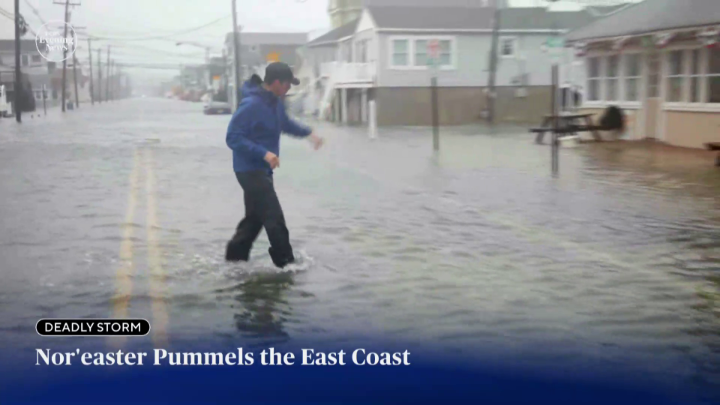 A high impact nor'easter arrived in the Tri-State Area on Sunday into Monday, packing damaging winds, rain and coastal flood concerns. New Jersey, along with New York City and surrounding regions were under a state of emergency. Meteorologist Rob Marciano is tracking the storm.