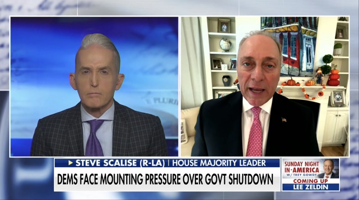 It’s Day 13 of the Democrat Shutdown. Republicans passed a clean bill to fund the government. Schumer blocked it — demanding $1.5 trillion in new spending, benefits for illegal aliens, and cuts to rural hospitals. It’s time for Democrats to stop the games and end this insanity.