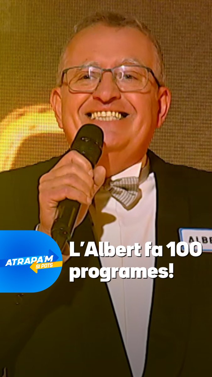 Cantar la cançó que va sonar el dia del teu casament amb el vestit del teu casament: FET ✅ Quin regalàs que ens has fet, Albert, el dia que fas 100 “Atrapa’m si pots”! 🥹 #Atrapam3Cat