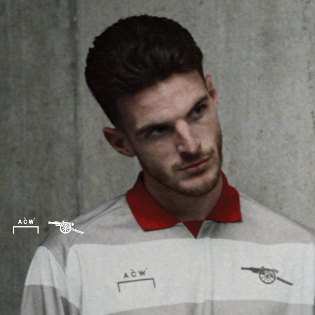 Arsenal codes subverted through A-COLD-WALL*'s signature aesthetic. Shop the latest collection, available now in-store and online.