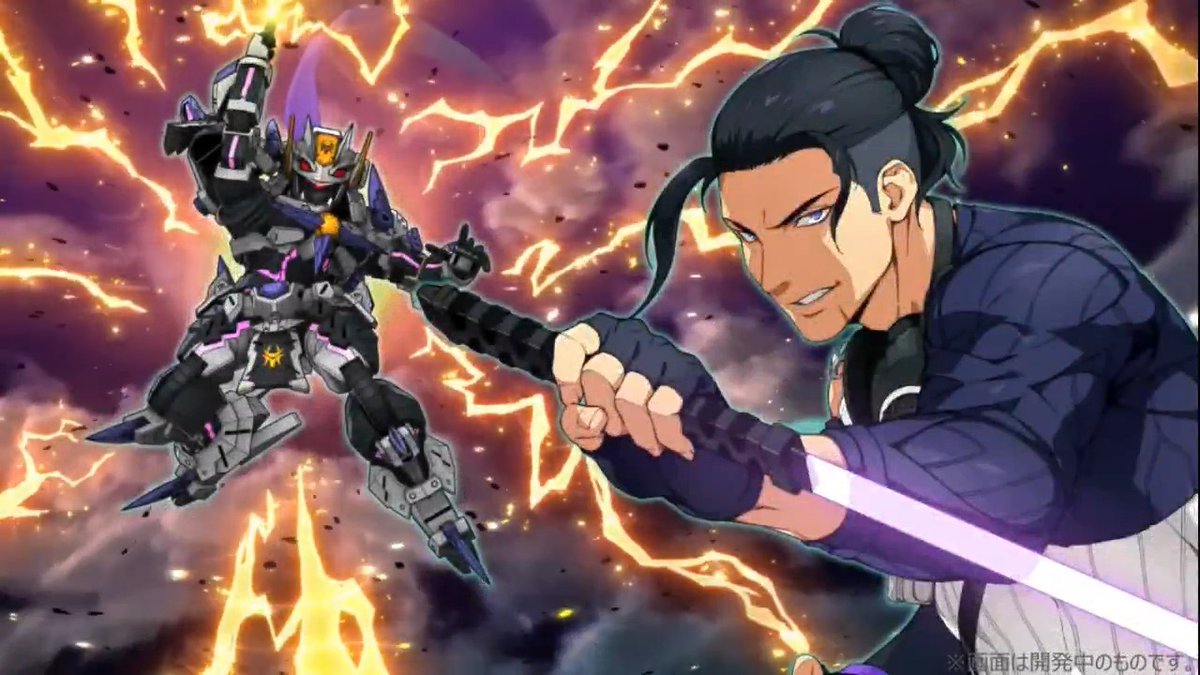 【忍技・天雷剣 戦闘演出紹介】 10月15日開始の『4ステップアップガシャ-雷光石穿-』に、『ルーンドラッヘ』（月ノ輪クロス）の『【SSR】忍技・天雷剣』が登場！！ 戦闘演出を公開します！！！ #スパロボ #スパロボDD