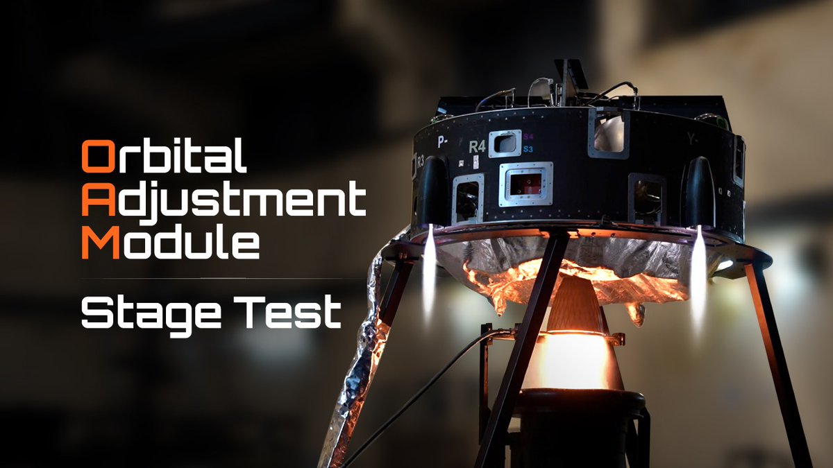Our Orbital Adjustment Module just completed its full stage-level test. Meeting flight conditions through more than 1,000 thruster pulses—one Raman-2 engine, four Raman Mini thrusters, eight cold gas thrusters, all firing in perfect harmony. The OAM played to the script—a script with a good ring to it. 🇮🇳 Sound on and watch till the end to witness the Skyroot team's reactions. #Vikram1 #SpaceTech #MadeInIndia