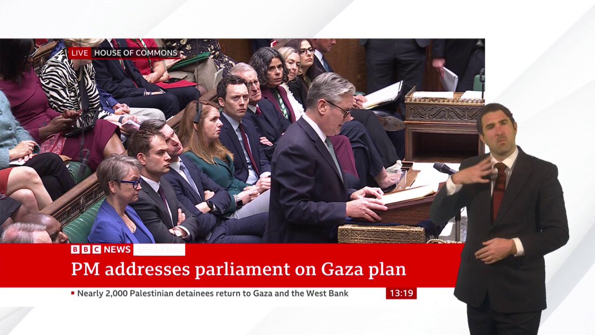 "There can be no viable future for Gaza, no security for Israel, if Hamas can still threaten bloodshed and terror. So we will work to put that threat out of action for good," PM Keir Starmer says Follow live: