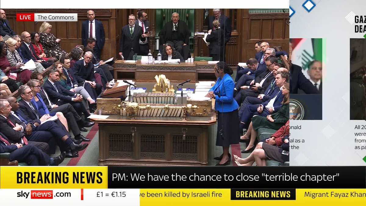 "It is quite clear that UK relations with Israel have been strained by the actions of this government." Opposition leader Kemi Badenoch says the Prime Minister has taken the wrong decisions on Gaza, diminishing their influence in the Middle East.