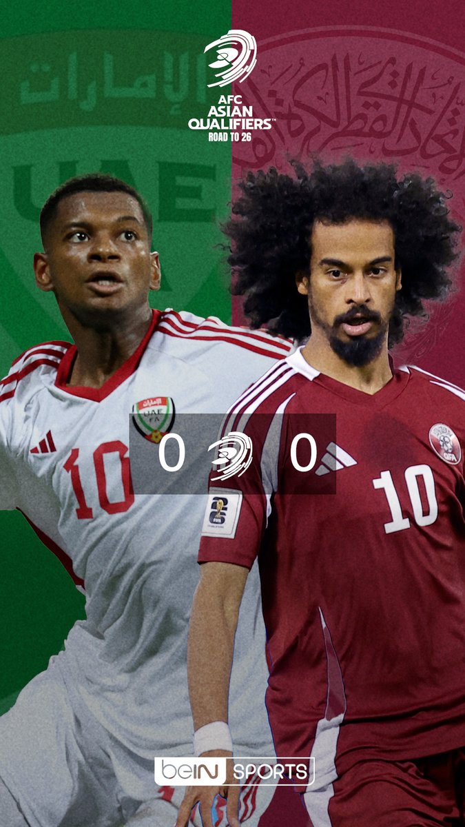 📸🔥 صوّر الشاشة وأخبرنا بنتيجة مباراة اليوم بين المنتخب القطري ونظيره الإماراتي 📦 اشترك الآن 👇 🔗 📱 #تصفيات_كأس_العالم2026 #WorldCupQualifiers2026 | #beINTERACT