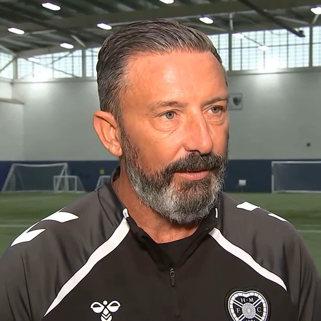 ♥️ "My job here is firmly at Hearts... I've wanted to be here for a long time..." Scottish Premiership manager of the month Derek McInnes has told Sky Sports News he is focused on Hearts, not Rangers speculation ⤵️