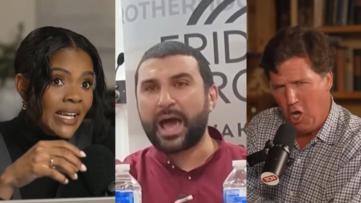 Muslim activist who celebrated Oct 7 travels across the Islamic world bragging how Tucker Carlson, Candace Owens, and MTG are useful tools for Islam.