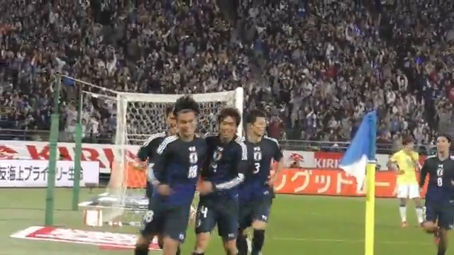 /／ 今日のゴールを⚽️ ピッチレベルから🎥 \＼ #上田綺世🇯🇵 コーナーキックから、勝利を手繰り寄せる逆転ゴールを決める💪 #最高の景色を #SAMURAIBLUE
