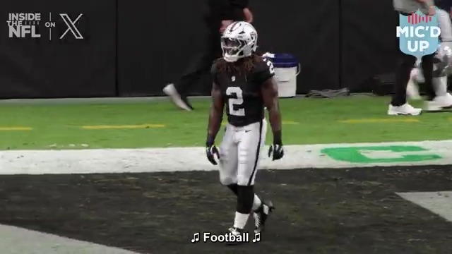 Nobody: Ashton Jeanty: 🎶 Fooootballll 🎶 Inside the NFL Week 6 Mic'd Up on X