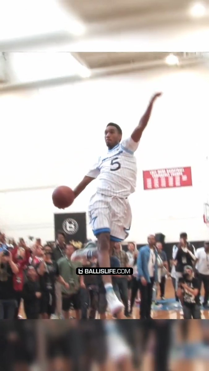 Free throw line windmill in high school is WILD! 🤯 Terrance Ferguson's athleticism was on another level!
