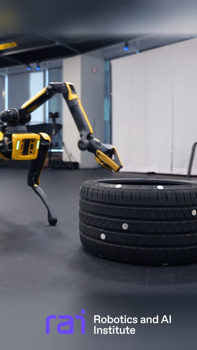 See Spot perform dynamic whole-body manipulation. Using a combination of reinforcement learning (RL) and sampling-based control, the robot is able to autonomously drag, roll, and stack tires weighing 15 kg (33 lb), well above its maximum arm lift capacity. Learn more about coordinating locomotion and manipulation processes: