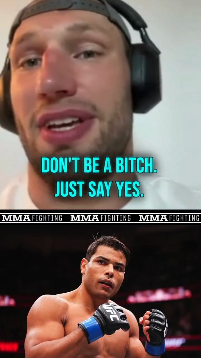 Reinier de Ridder laughs at Paulo Costa's stipulations to accept the #UFCVancouver fight: “I would say if you get an opportunity like that, don’t be a bitch. Just say yes." (🎥 Damon Martin)