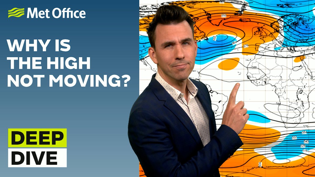 High pressure is stuck over the UK. So is a large sheet of low cloud. How and when will high pressure - and the low cloud - become unstuck? Bringing you this deep dive is Met Office meteorologist Aidan McGivern 👇