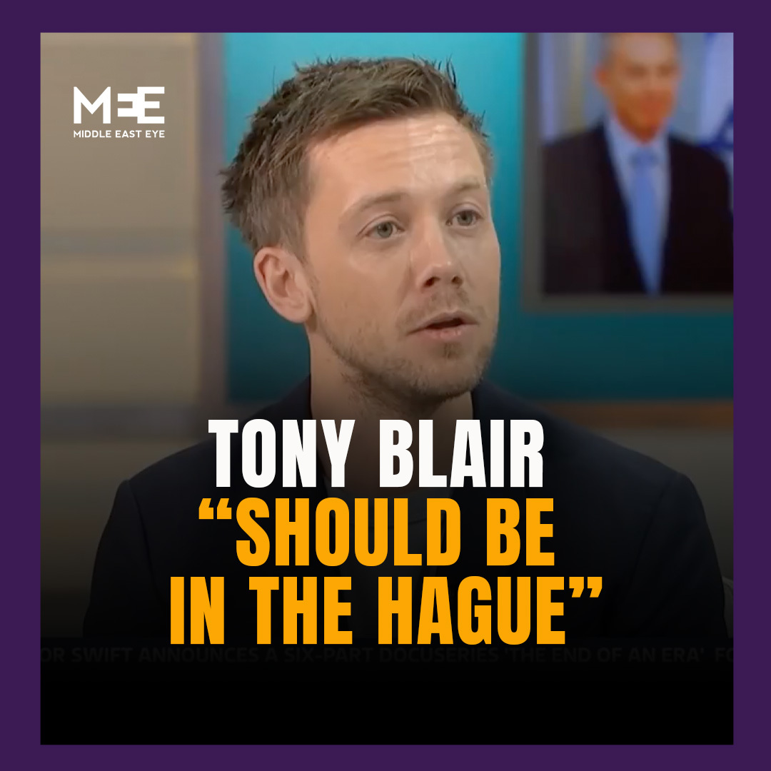 "I think rather than being the colonial ruler of Gaza, he should be in The Hague tried for war crimes," says UK journalist and commentator Owen Jones of former Labour prime minister Tony Blair and his plan to lead a transitional authority to govern post-war Gaza
