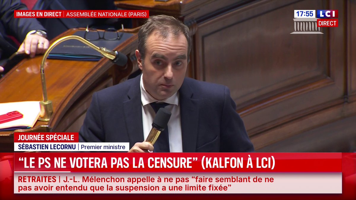 🔴 Sébastien Lecornu (Sébastien Lecornu) devant l'Assemblée nationale 🗣️ "Vous avez demandé l'abandon du 49-3, c'est fait. Maintenant, prenez vos responsabilités. N'ayez pas peur de la démocratie représentative. C'est un moment de vérité."
