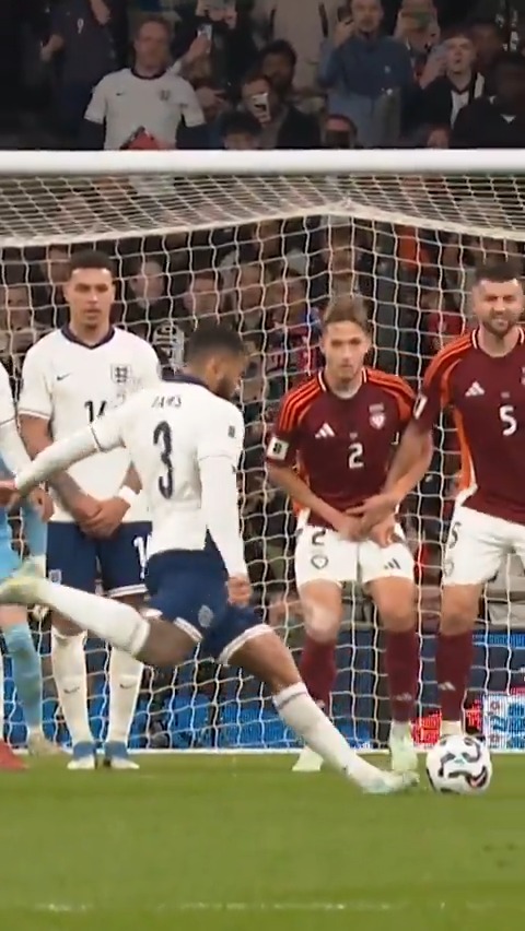 Reece James free-kick art 🎨 #WCQ