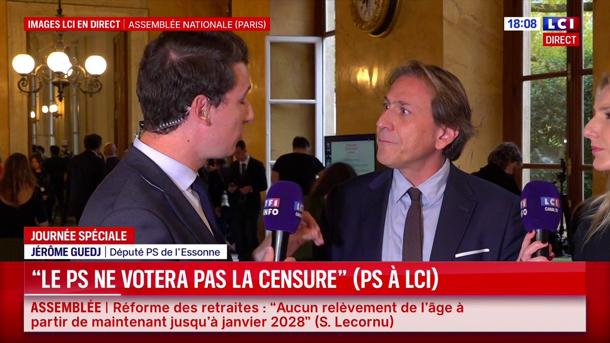 🔴 Jérôme Guedj (Jérôme Guedj) réagit au discours de politique générale 🗣️ "Ça me paraîtrait inconcevable, incongru, hors-sol, de jouer une forme de surenchère. À cette étape-là, je ne souhaite pas censure le gouvernement de Sébastien Lecornu."