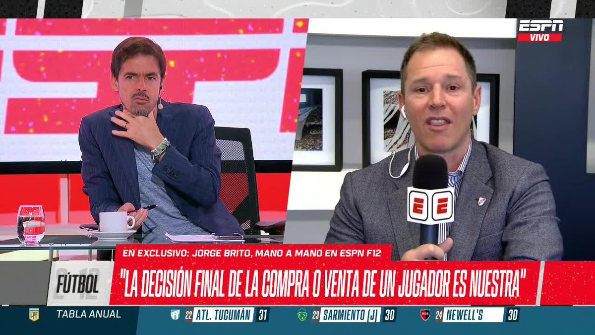 Brito: "Marcelo Gallardo es el principal responsable del presente futbolístico" "Nadie está pensando en un cambio de DT" "Marcelo Gallardo tendrá la posibilidad y facultad de decidir a fin de año qué es lo que quiere hacer" OPINEN