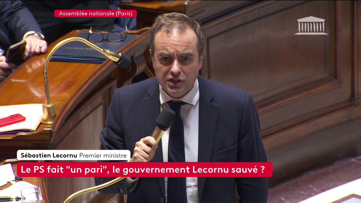 🔴 🗣 “Pas une arme française n’est allée en direction de Tsahal. Arrêtez de caricaturer et de mentir sur la position de la France, sur un sujet grave et aussi sensible. Vous avez le droit de vous opposer, d’être brutale, mais pas de mentir”, lance S. Lecornu à M. Panot (LFI).