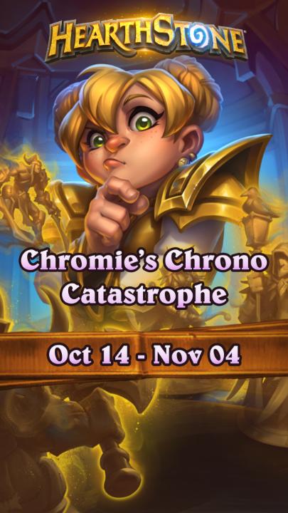 It's time to help Chromie and save the timeways! From October 14 to November 4, Chromie's Chrono Catastrophe includes new Quest Rerolls and some timely rewards ⏳