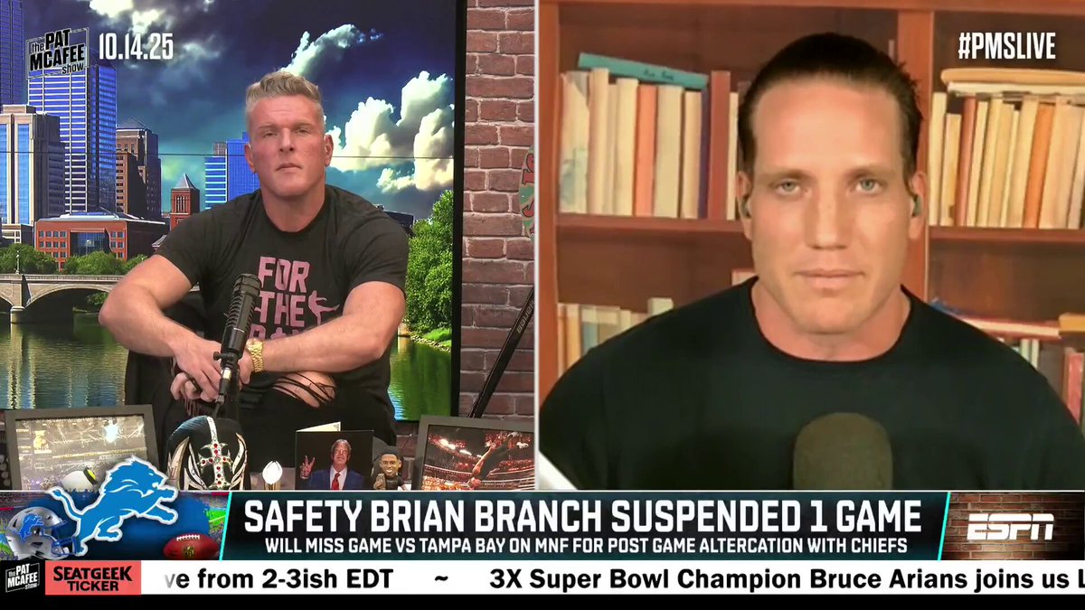 "I would have been fine with a three game suspension.. There's no place for this postgame because it could have turned into a huge melee" ~ Bruce Arians #PMSLive