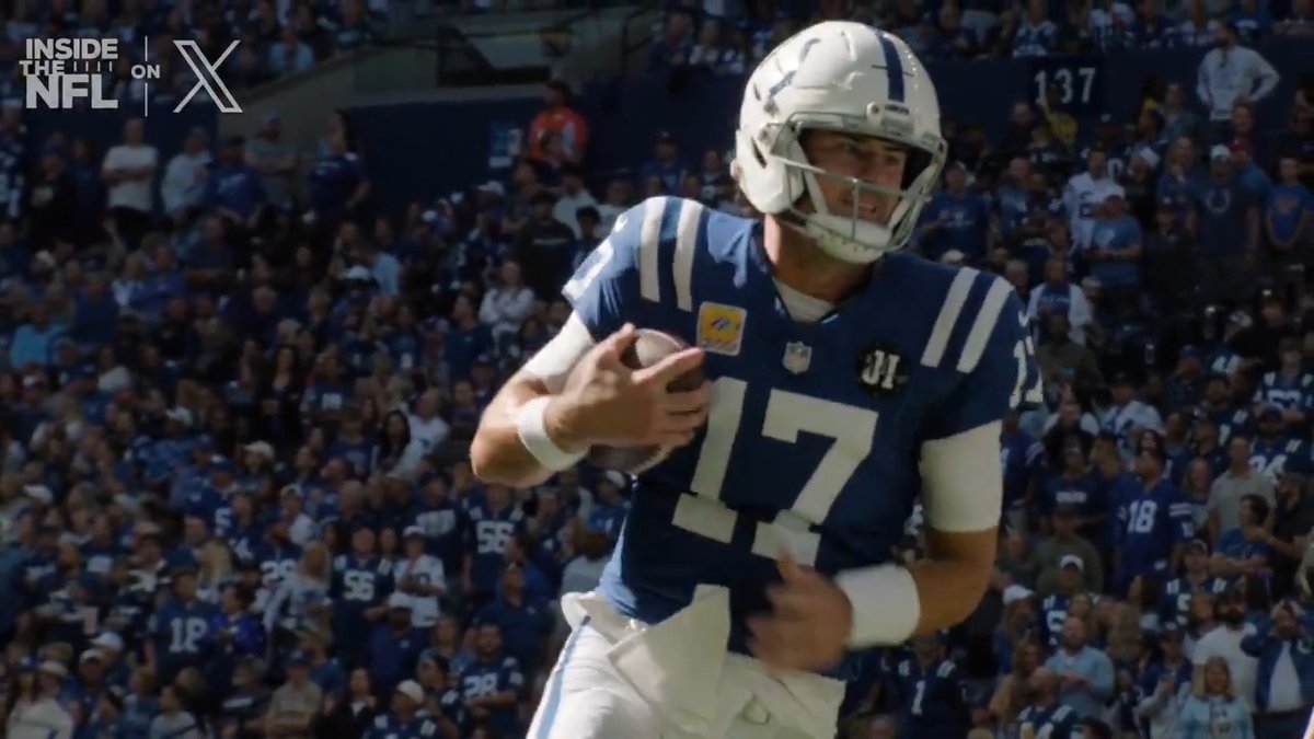 The vibes could not be better in Indy right now 🗣️ Indianapolis Colts Inside the NFL Week 6 Mic’d Up on X