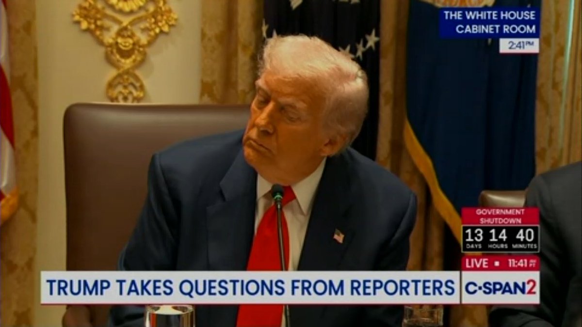 Q: Can you preview your meeting with Zelenskyy on Friday? Trump: Look, I'm very disappointed because Vladimir and I had a very good relationship, probably still do. This war has been so bad for him. He should have won that war in 1 week. They have long lines in Russia and all of a sudden his economy is gonna collapse. I'd like to see him do well