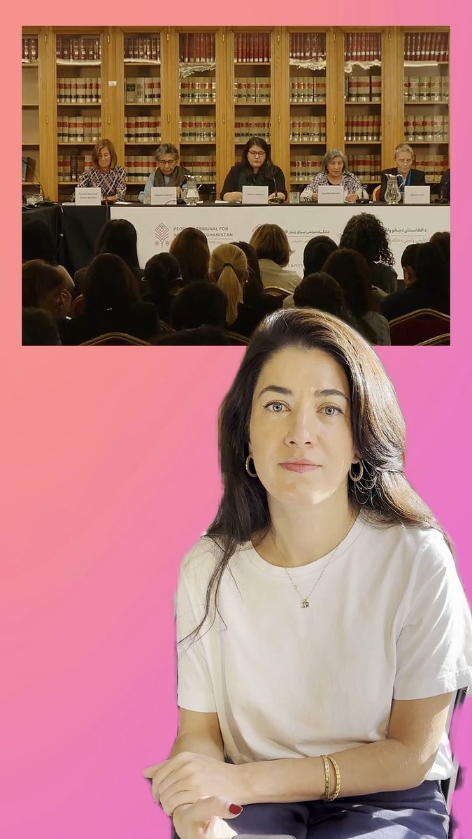What is happening in Afghanistan is a warning to the world. Afghan women hold the line for all of us. At the People’s Tribunal in Madrid, their testimonies became legal evidence as proof of Taliban’s state-led campaign of gender persecution. The final verdict is expected in two months. #EndGenderApartheid