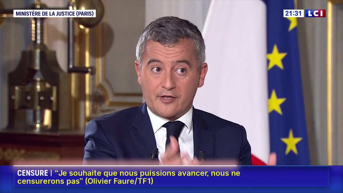 🗣️ Prisons de haute sécurité : "4 nouvelles prisons au 1er semestre 2026 (...) C'est un succès incroyable pour l'administration pénitentiaire." 🔴 Gérald Darmanin (Gérald DARMANIN), invité de Darius Rochebin