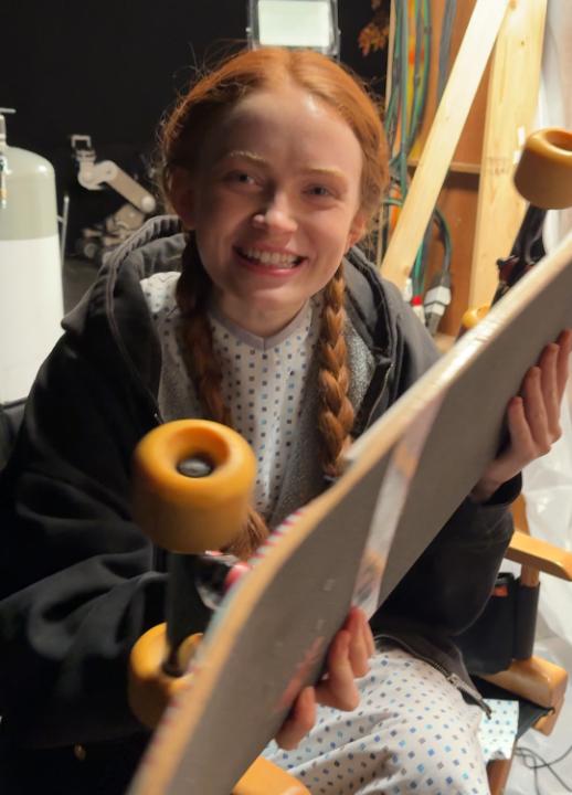 sadie is dishing out the skateboarding secrets 🛹