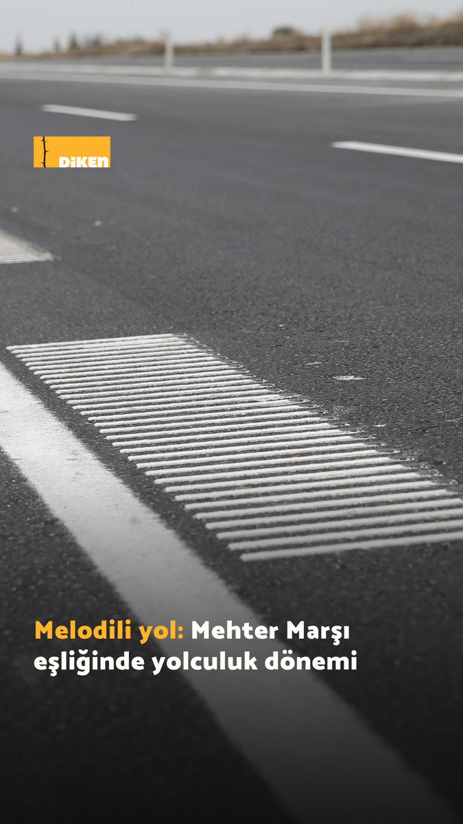 Edirne-Kırklareli arasında açılan ‘melodili yol’da Mehter Marşı çalıyor.