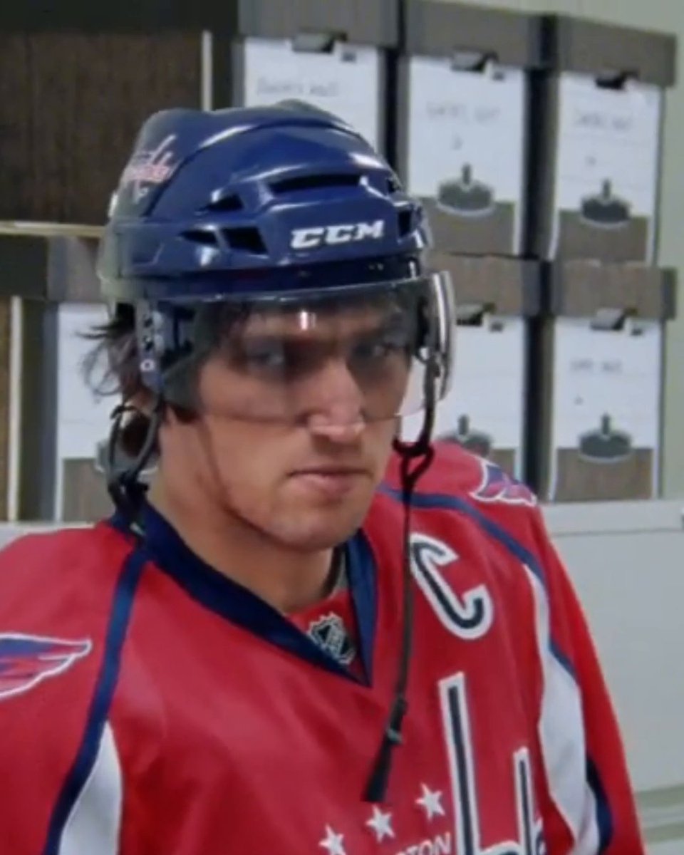 Never change, Ovi 😅 Don't miss the Capitals take on the Lightning tonight at 7 PM ET on ESPN and the ESPN App 🍿 (via Washington Capitals)