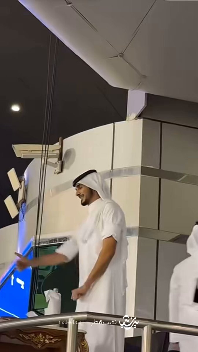 🎥♥️| عسّاها فرحةٍ دايمة 🇶🇦🏆 فرحة أصحاب السموّ والسعادة بتأهل العنابي 🇶🇦 إلى #كأس_العالم 2026 #قطر_الامارات | #نديب_قطر | #قطر 🇶🇦