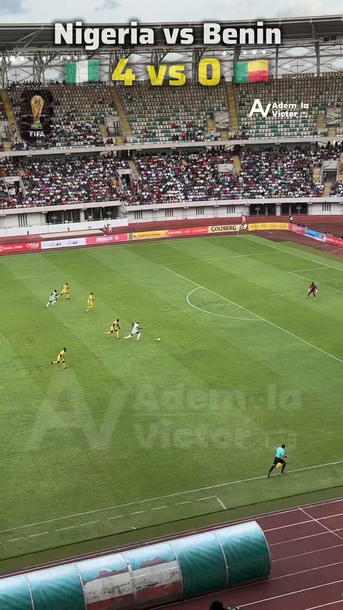 Victor Osimhen hat trick and Frank Onyeka important 4tb goal. Super Eagles of Nigeria 4 vs 0 Benin - 2026 FIFA World Cup Qualifiers