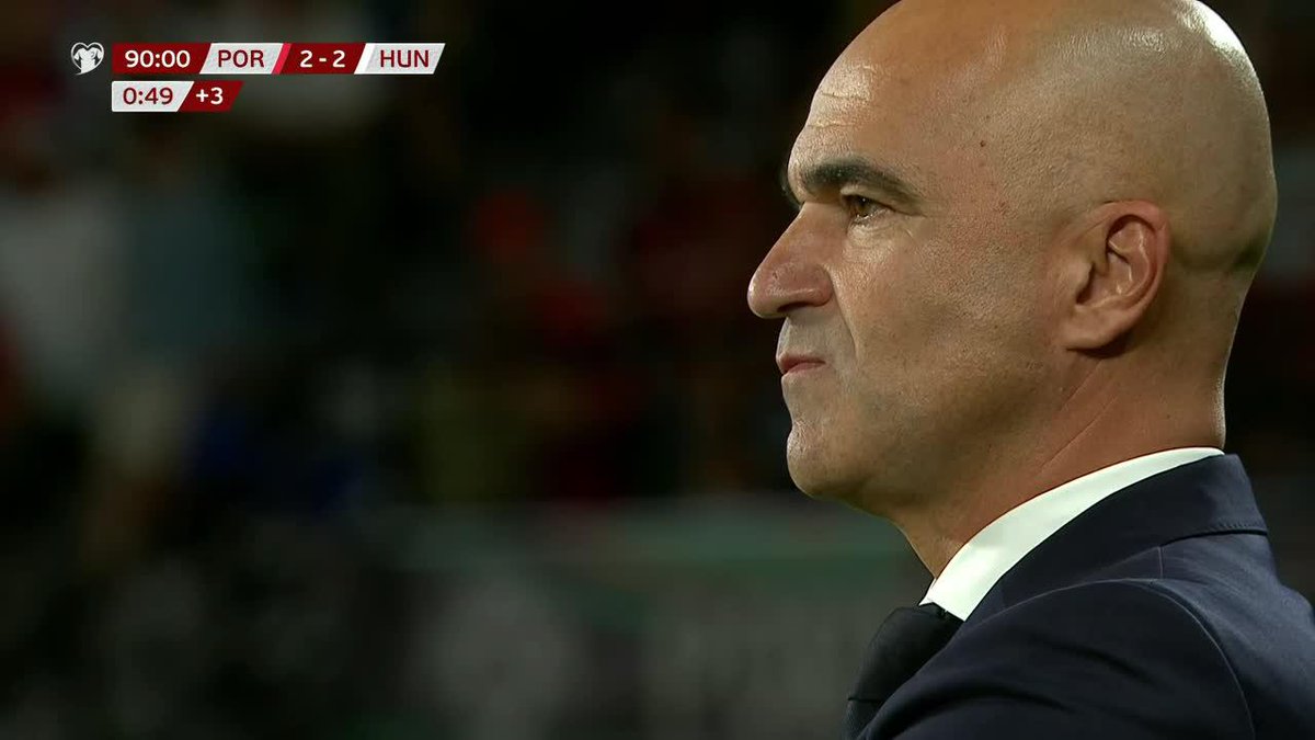Portugal 🇵🇹 prácticamente festejaba su clasificación al Mundial. Apareció Dominik Szoboszlai cuando el reloj rozaba los 90+1'. Fue 2-2 para Hungría 🇭🇺 y final.