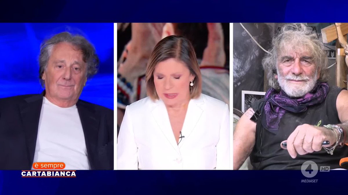 "Stanno tornando a casa, ma dove? C'è chi dice che è tutto finto, che Trump ha fatto costruire questi edifici ridotti così dai droni. Secondo me, con il primo fiammero che si accende, riparte tutto quanto" Enzo Iacchetti a #ÈsempreCartabianca