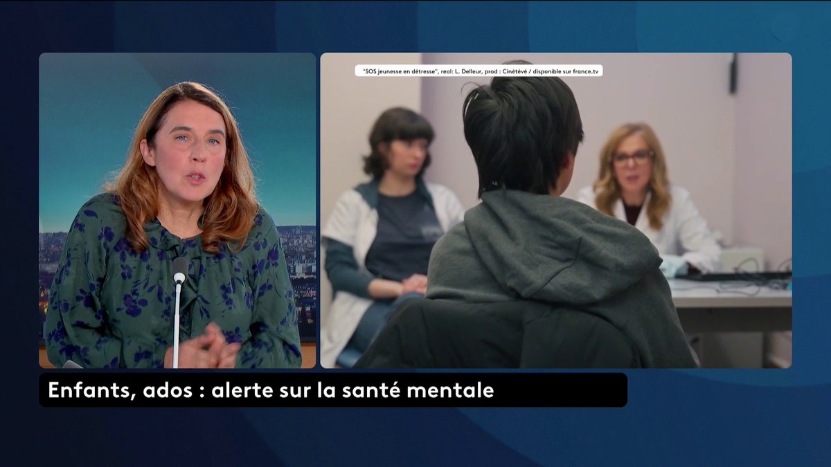 🗣️ "En France, aujourd'hui [...], on trie des enfants à l'arrivée des urgences" : Laurence Delleur, réalisatrice de documentaires, raconte la détresse des enfants et des parents confrontés aux problèmes de santé mentale. Loïc de La Mornais #SurLeTerrain #Canal16