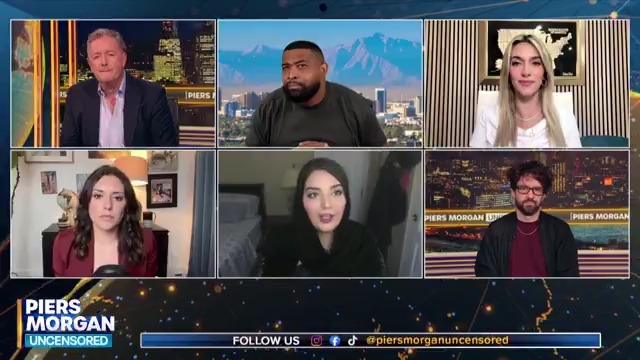 "This young lady is CLEARLY a propagandist!" Brandon Tatum responds to Nerdeen Kiswani saying October 7 was an act of resistance. Watch more👇 📺 Piers Morgan | Brandon Tatum | Nerdeen Kiswani