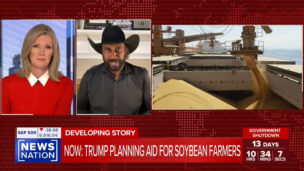 National Black Farmers Association President: We're in a crisis here in this country. We're losing farms at a record number, and I just sat there and watched Speaker Johnson talk about the Nobel Peace Prize when he should be talking to Democratic leaders about how to get this country open and functioning.