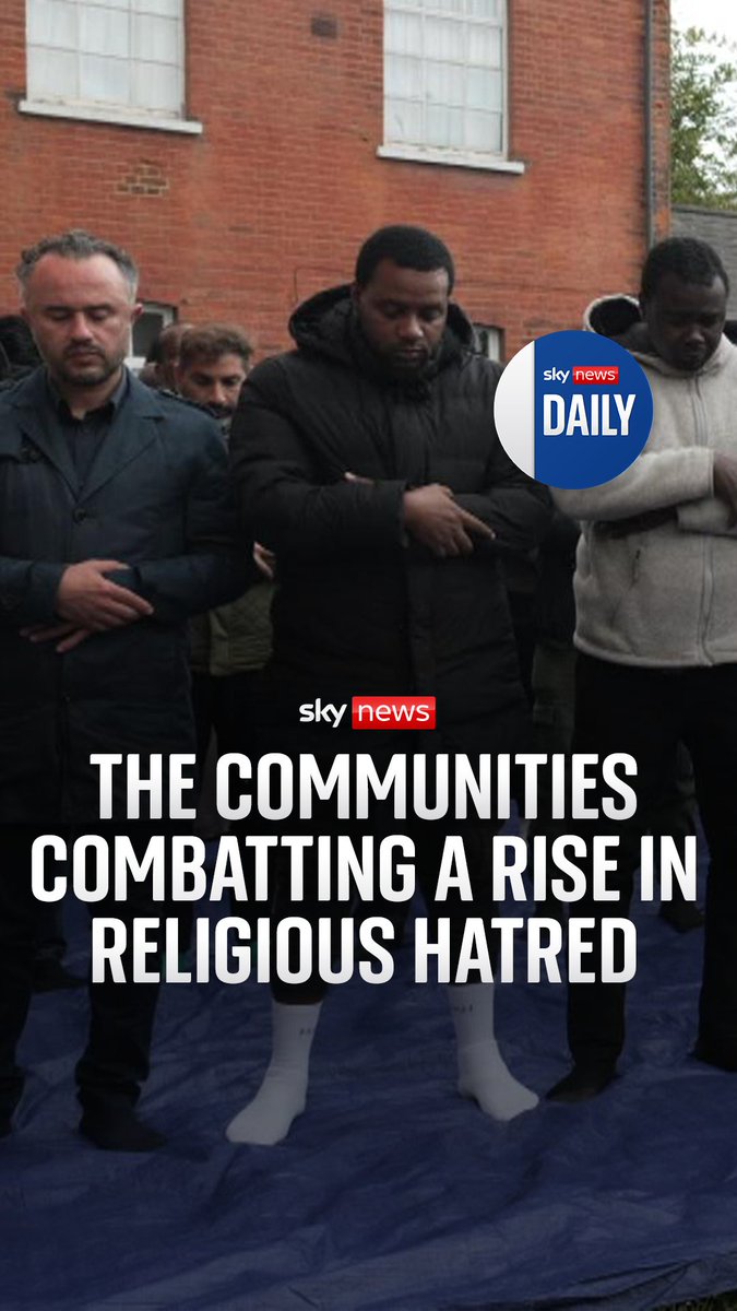 Members of minority religious groups say they feel less safe in the UK than ever before. On the #Daily, @SkyNewsNiall is joined by Rabbi Josh Levy, the co-lead of Progressive Judaism, and Sky's communities correspondent Lisa Holland. 🎧 Listen in full ➡️