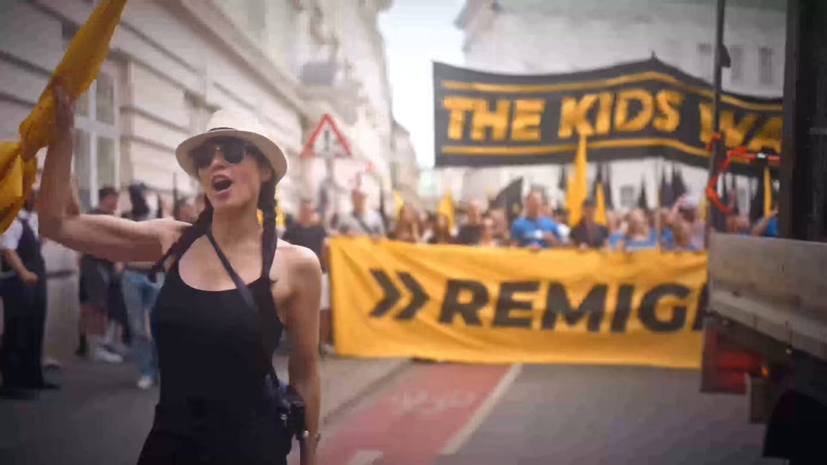 European youth in Vienna for Remigration. Coming generations will judge you by your effort for Remigration in THIS moment.