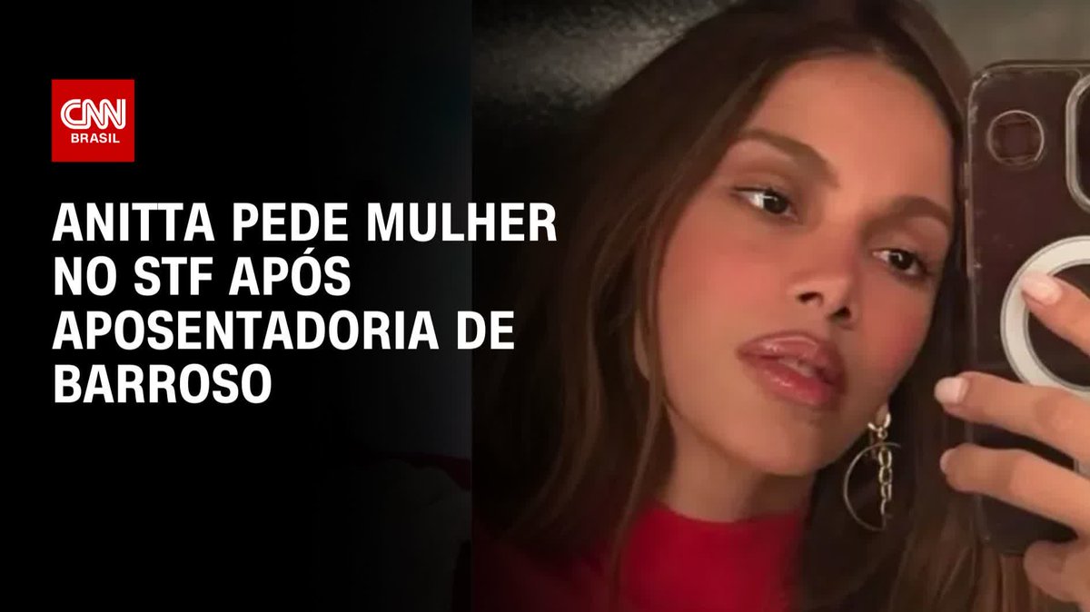 Anitta é destaque na CNN Brasil após pedir que Lula indique mulher ao STF.