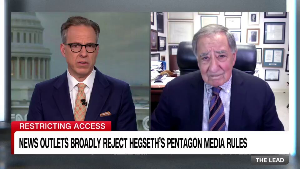 Panetta calls Pentagon media restrictions a "clear violation of constitution" Watch the full video here: