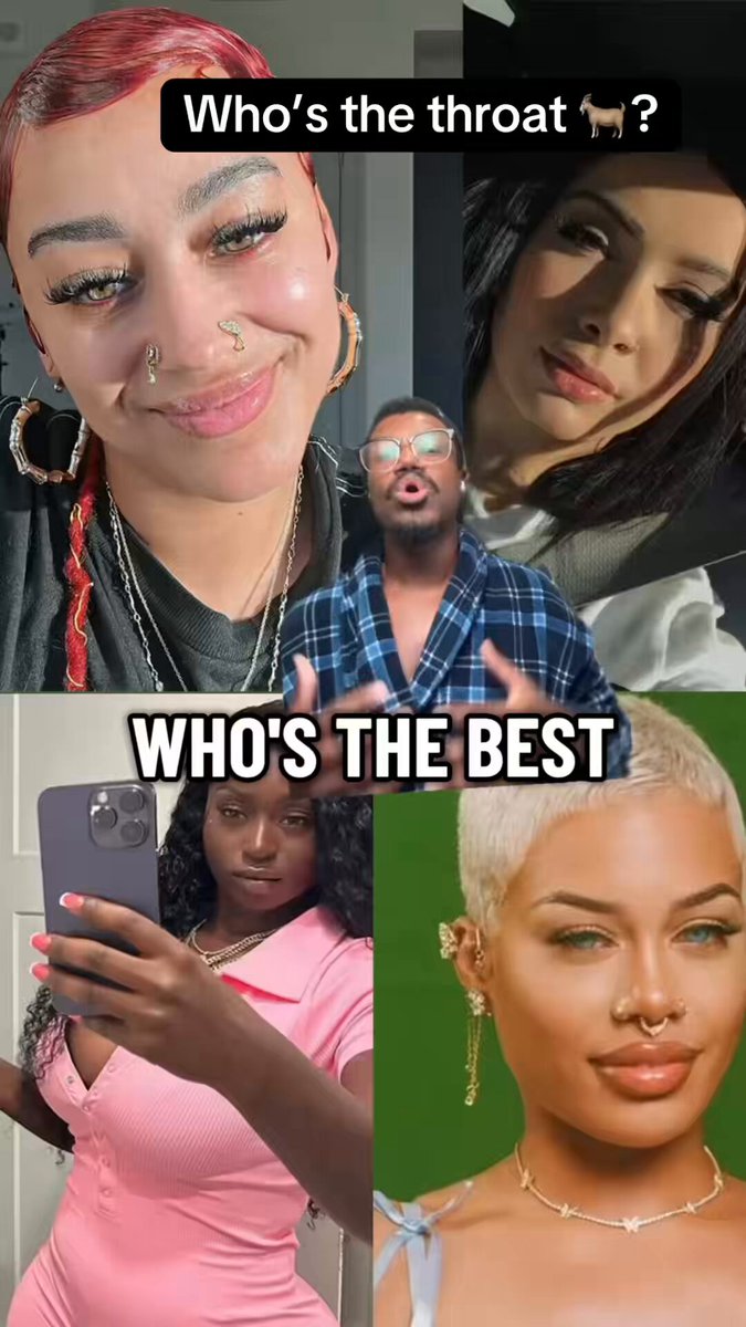 Another heated debate with Torreyoungin Who’s the real Throat GOAT? Sapphire The Soul Snatcher, Jenise Hart, Aaliyah Hadid, or Jasamine Banks? We’re talking legacy, technique, and longevity. This one’s about to divide the timeline